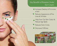 Roseeye Under Eye Cream for Dark Circles, Wrinkles and Removal of Fine Lines for Women & Men (50 gm)
