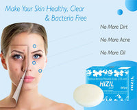 Hizil Hydrous Benzoyl Peroxide Soap for Skin Lightening & Brightening