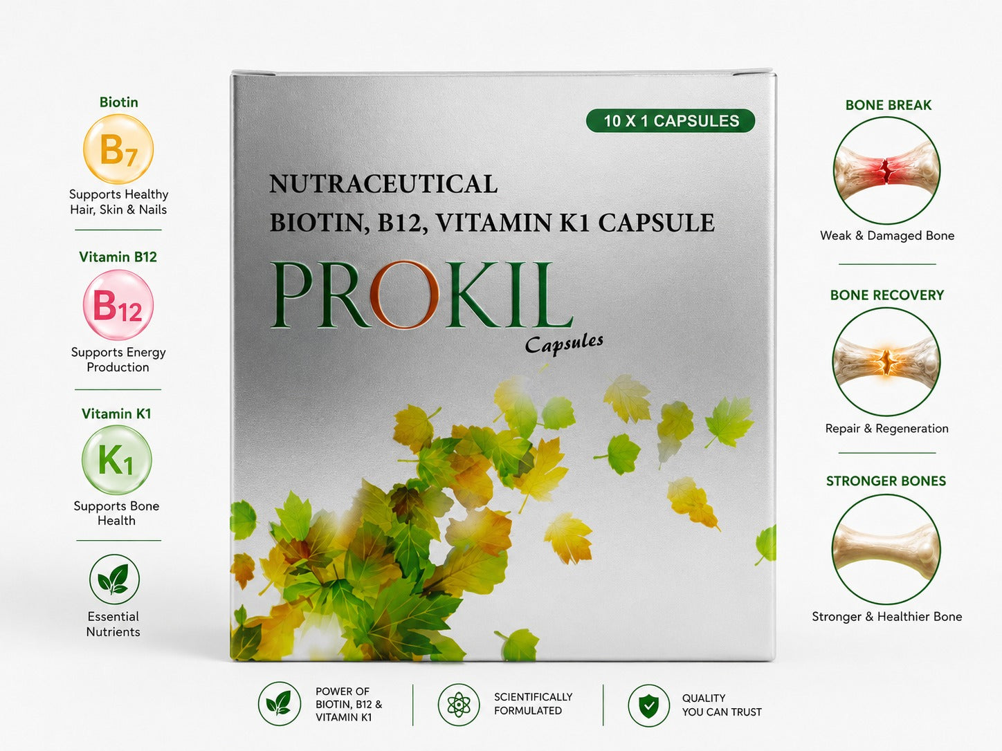 PROKIL Bone & Joint Support Capsules – Buy 20 Get 10 FREE | 30 Capsules