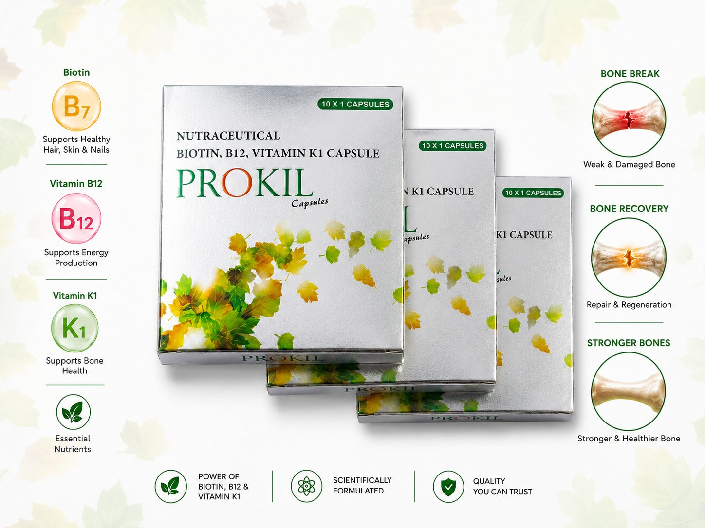 PROKIL Bone & Joint Support Capsules – Buy 20 Get 10 FREE | 30 Capsules